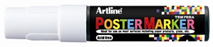 Artline Plakatmarkør 6.0 hvit